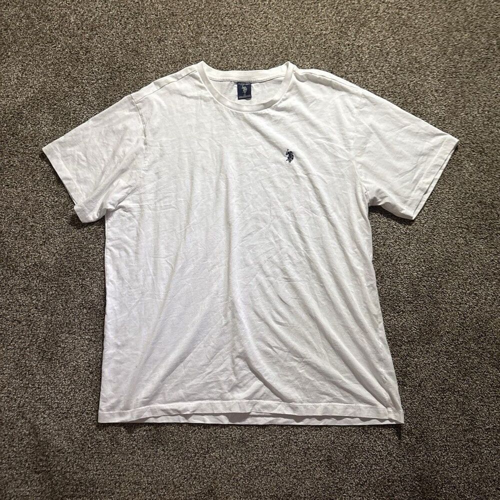 Polo Ralph Lauren Men's Short Sleeve White L Vintage Preppy